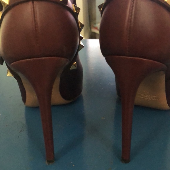 Valentino Garavani brown studded booties - Picture 5 of 9